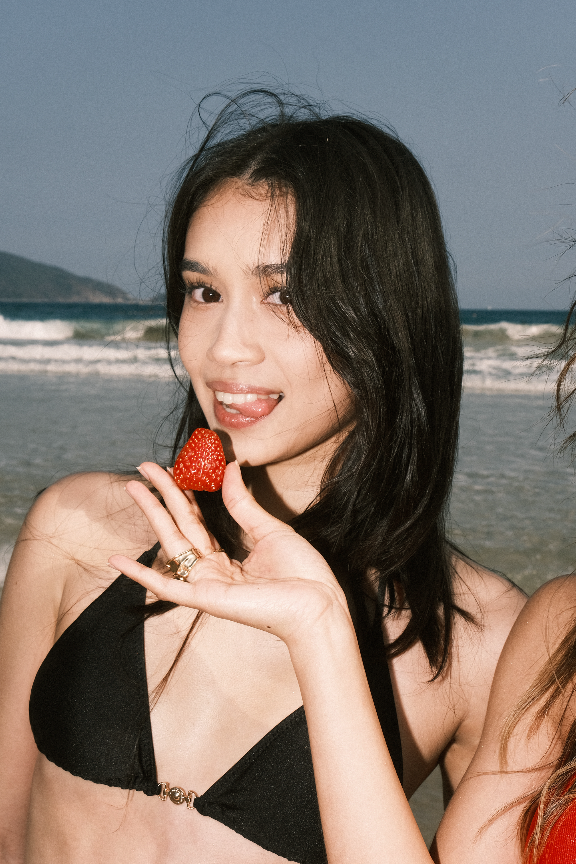 THE GISELE TOP IN RAVEN